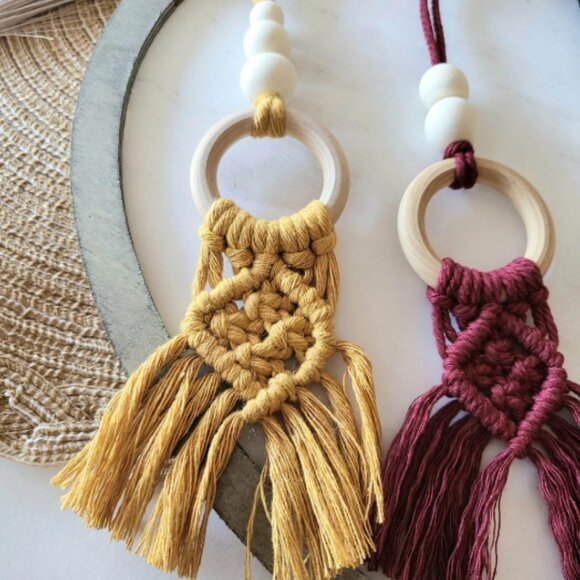 Boho Essential Oil Car Hanger - Picture 4 of 5